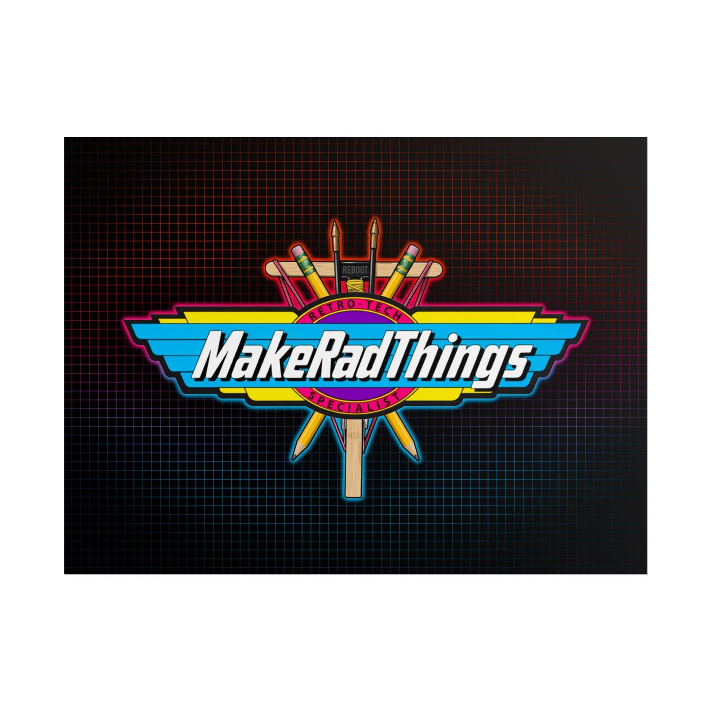 Make Rad Things - Mini Poster