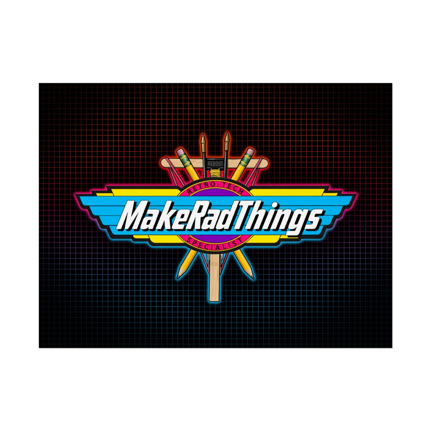 Make Rad Things - Mini Poster