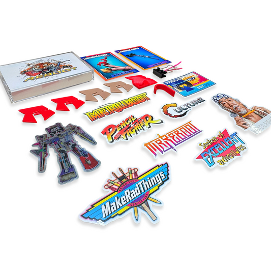 Cassette Case Sticker Pack & Gadget Kit
