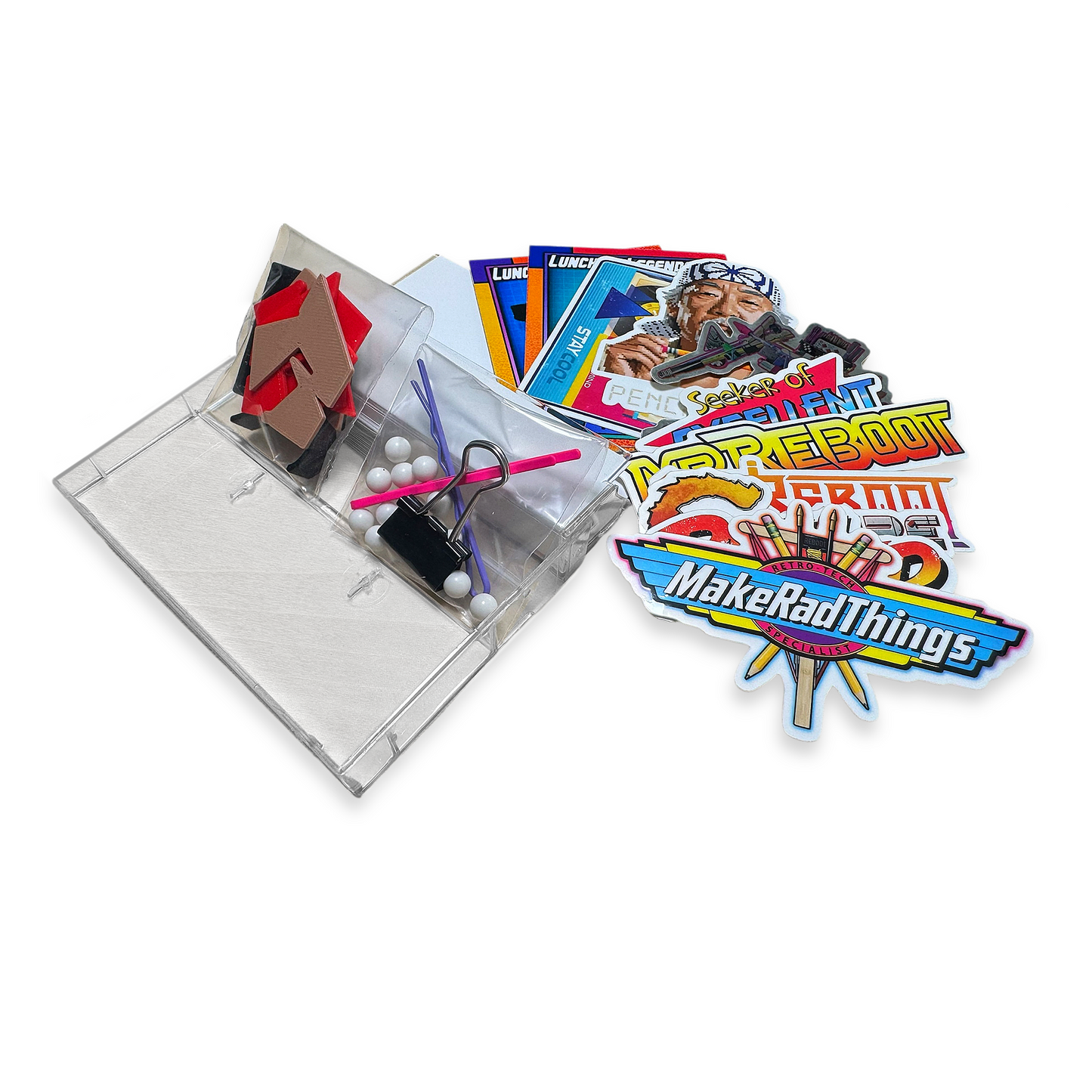Cassette Case Sticker Pack & Gadget Kit